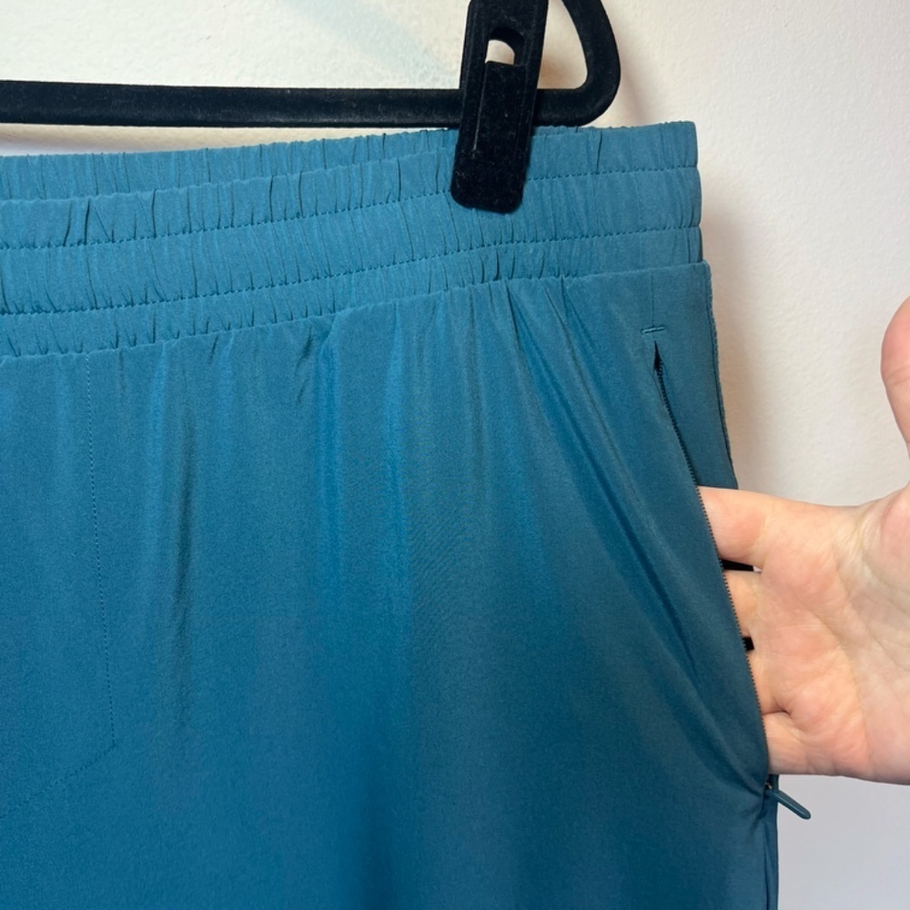 All in Motion Athletic Pants Teal Pocket Drawstring Taper Lightweight Workout XL - Picture 4 of 13